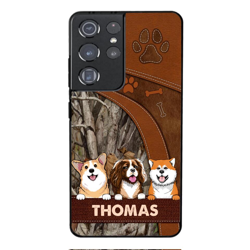 Personalized Dog Phone Case Printed 22FEB-DT21