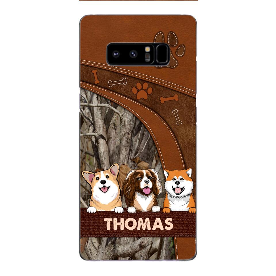Personalized Dog Phone Case Printed 22FEB-DT21