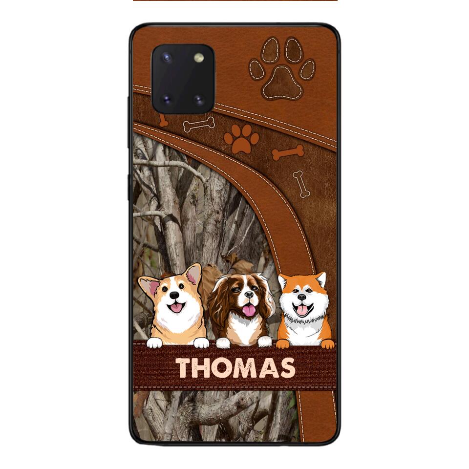 Personalized Dog Phone Case Printed 22FEB-DT21