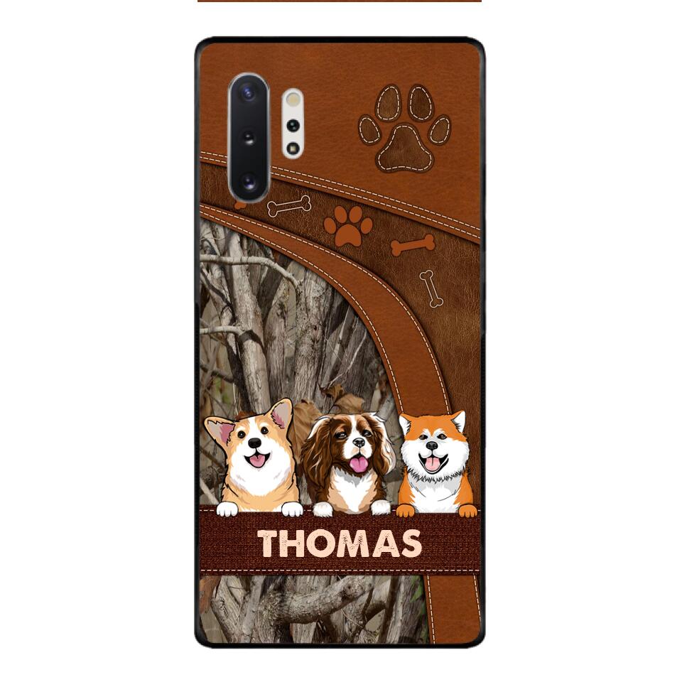 Personalized Dog Phone Case Printed 22FEB-DT21