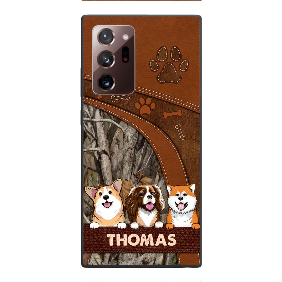 Personalized Dog Phone Case Printed 22FEB-DT21