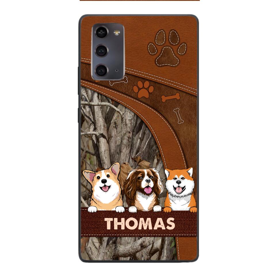 Personalized Dog Phone Case Printed 22FEB-DT21