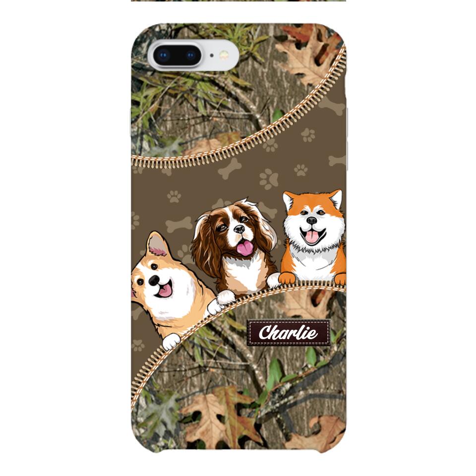 Personalized Dog Phone Case Printed 22FEB-HC21