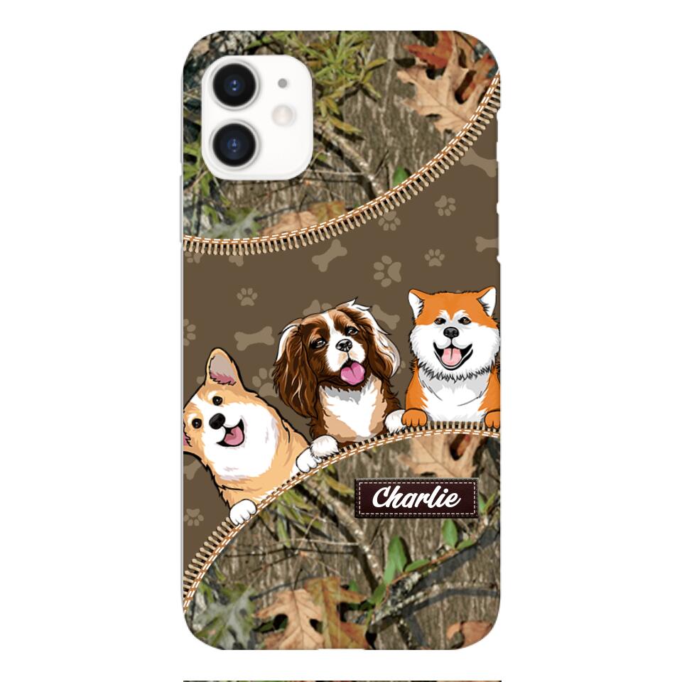 Personalized Dog Phone Case Printed 22FEB-HC21