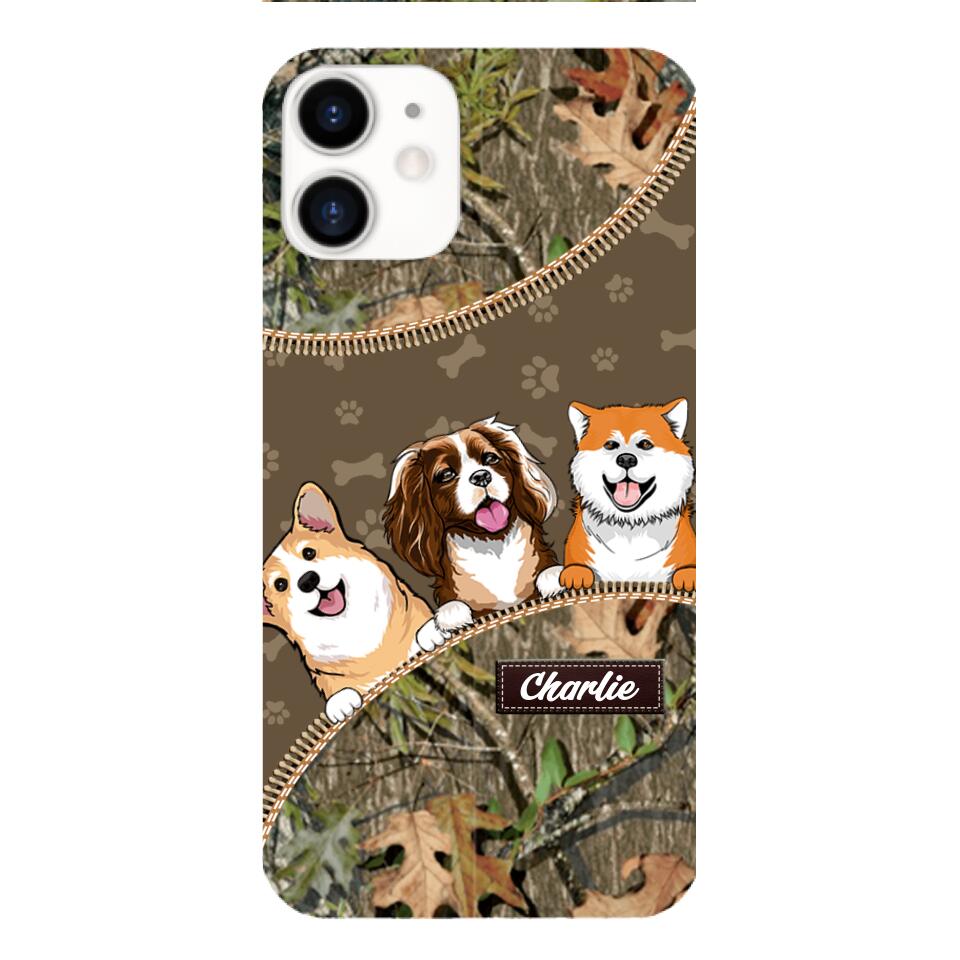 Personalized Dog Phone Case Printed 22FEB-HC21