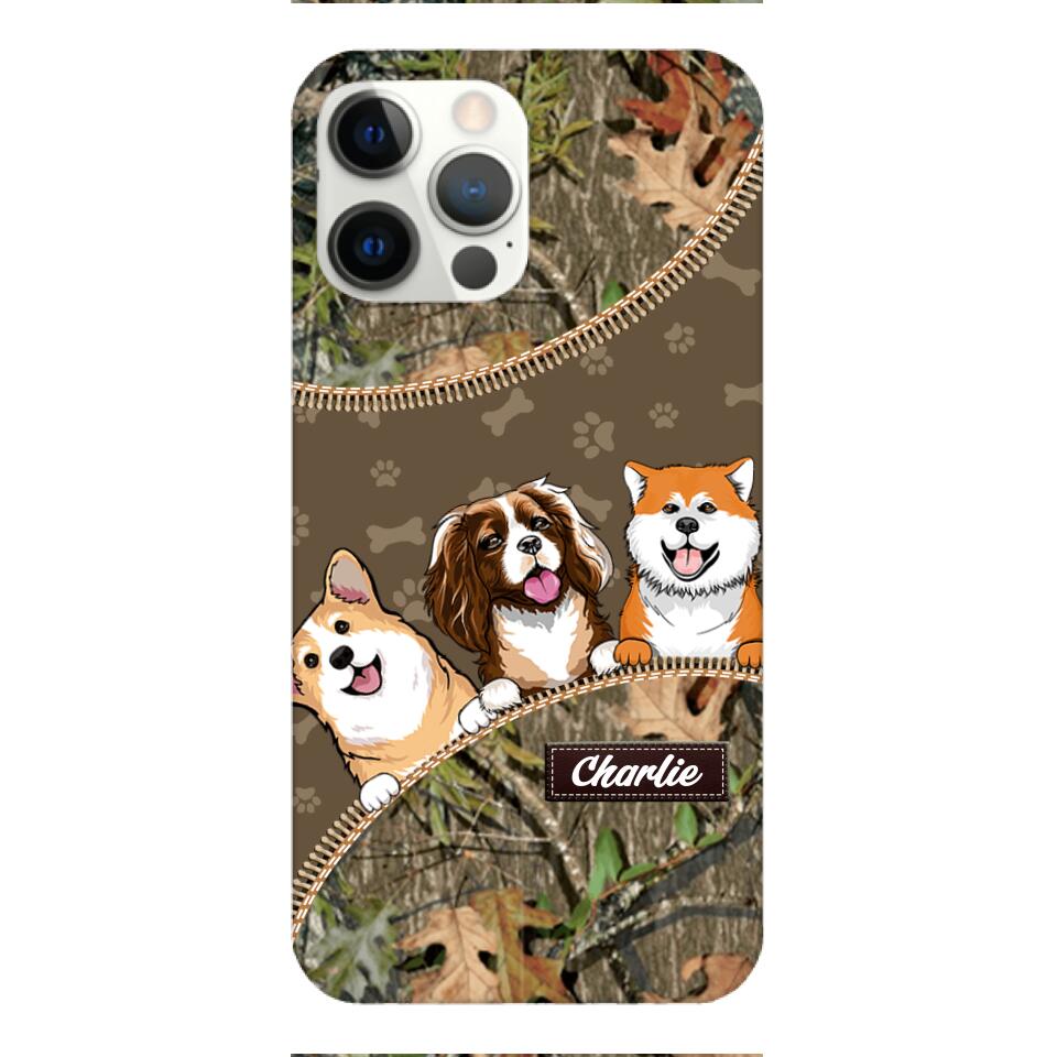 Personalized Dog Phone Case Printed 22FEB-HC21