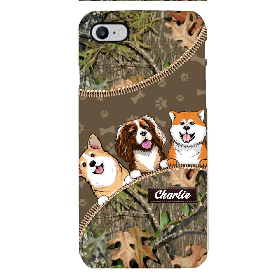 Personalized Dog Phone Case Printed 22FEB-HC21