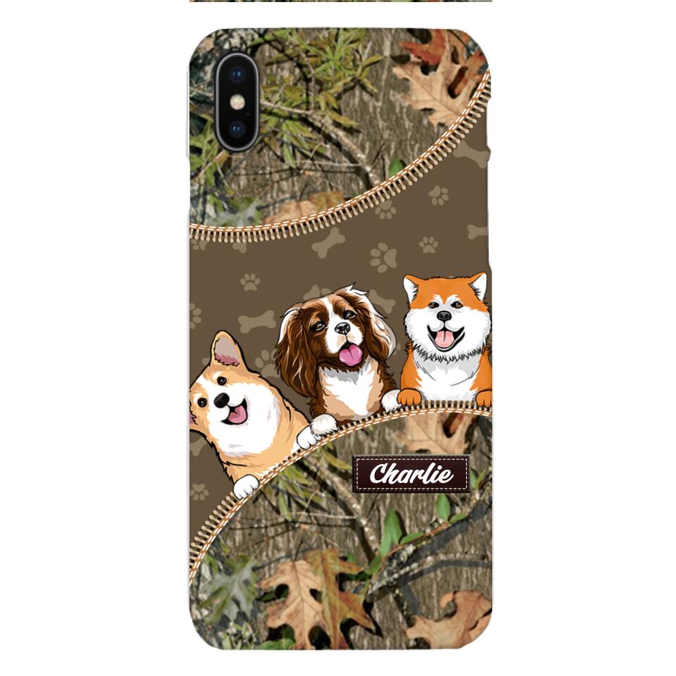 Personalized Dog Phone Case Printed 22FEB-HC21