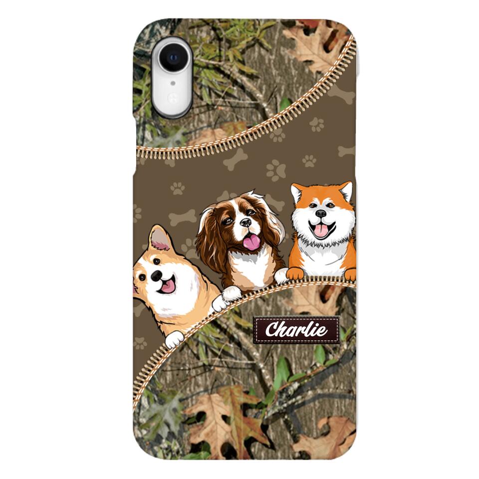 Personalized Dog Phone Case Printed 22FEB-HC21