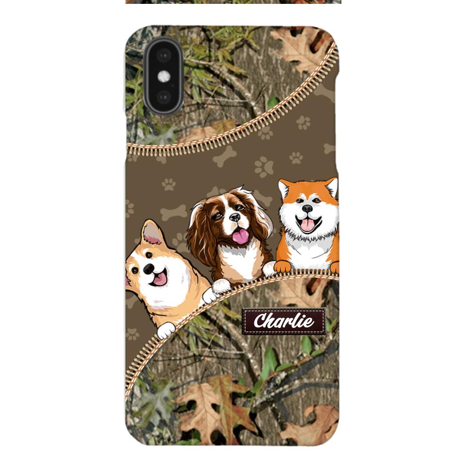 Personalized Dog Phone Case Printed 22FEB-HC21