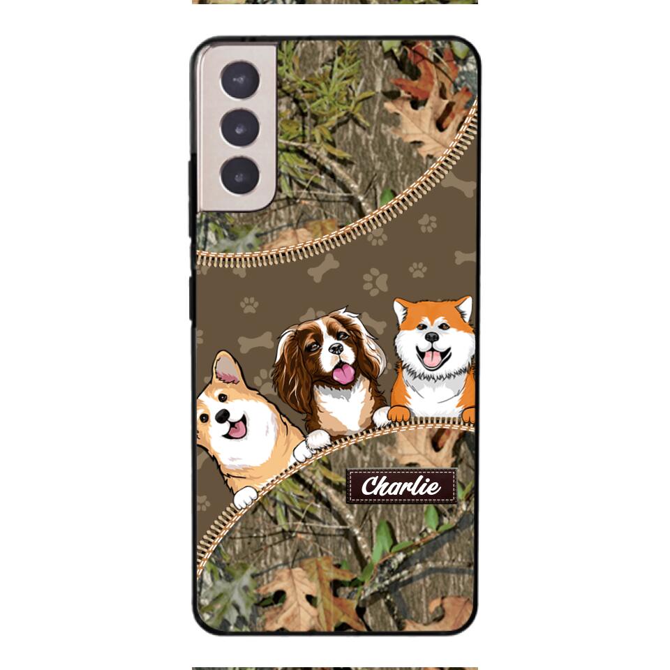 Personalized Dog Phone Case Printed 22FEB-HC21