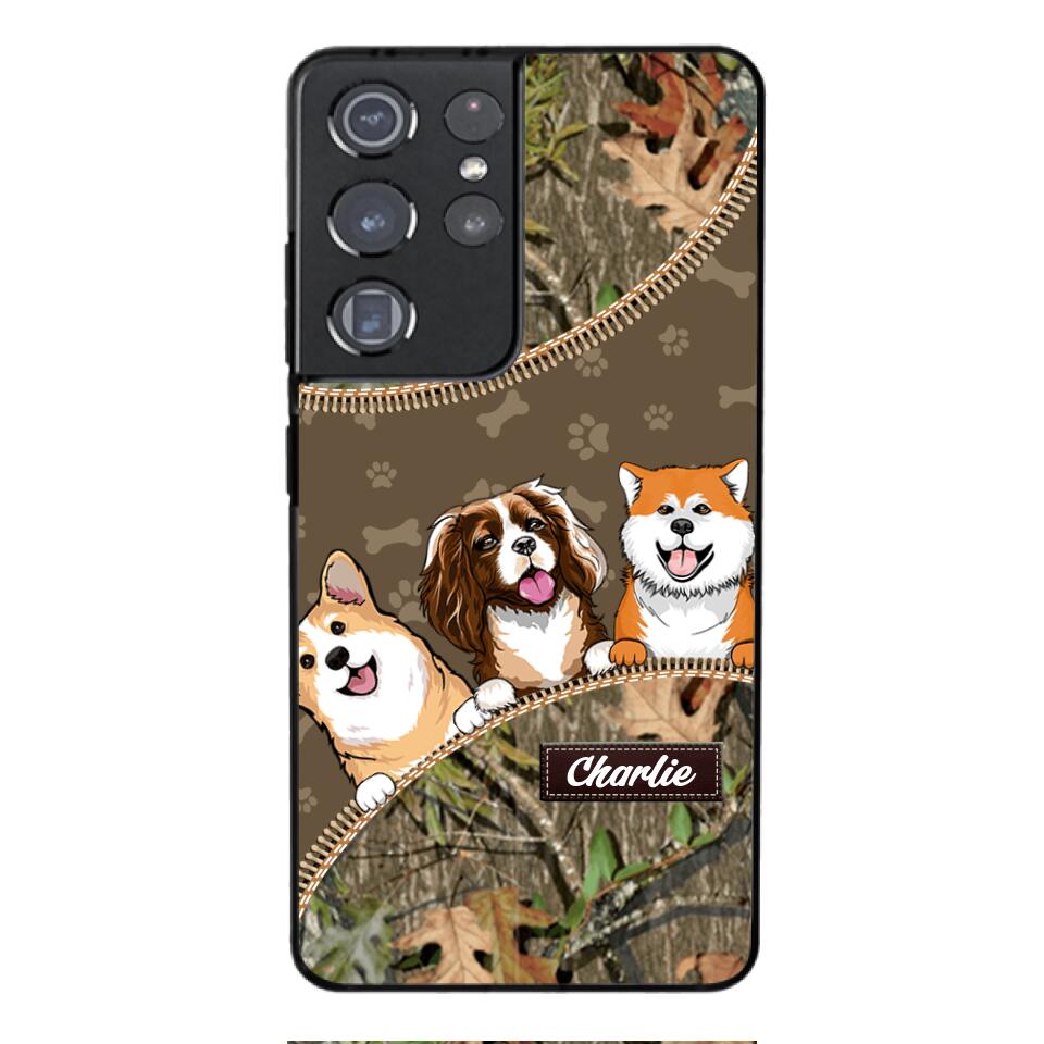 Personalized Dog Phone Case Printed 22FEB-HC21