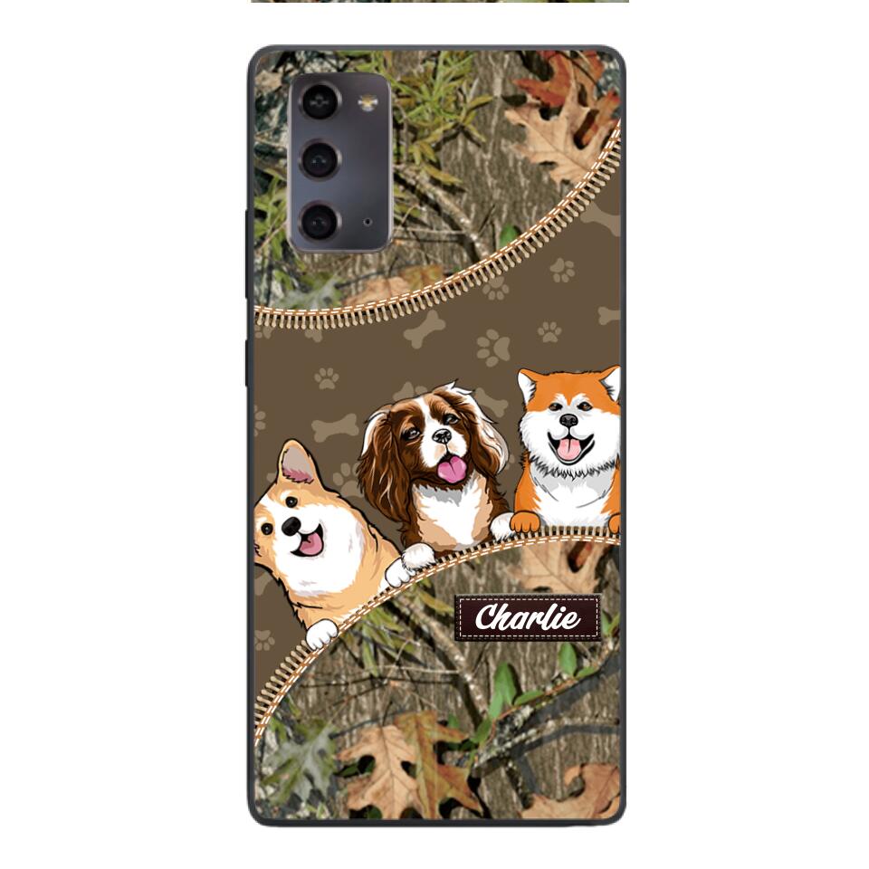 Personalized Dog Phone Case Printed 22FEB-HC21