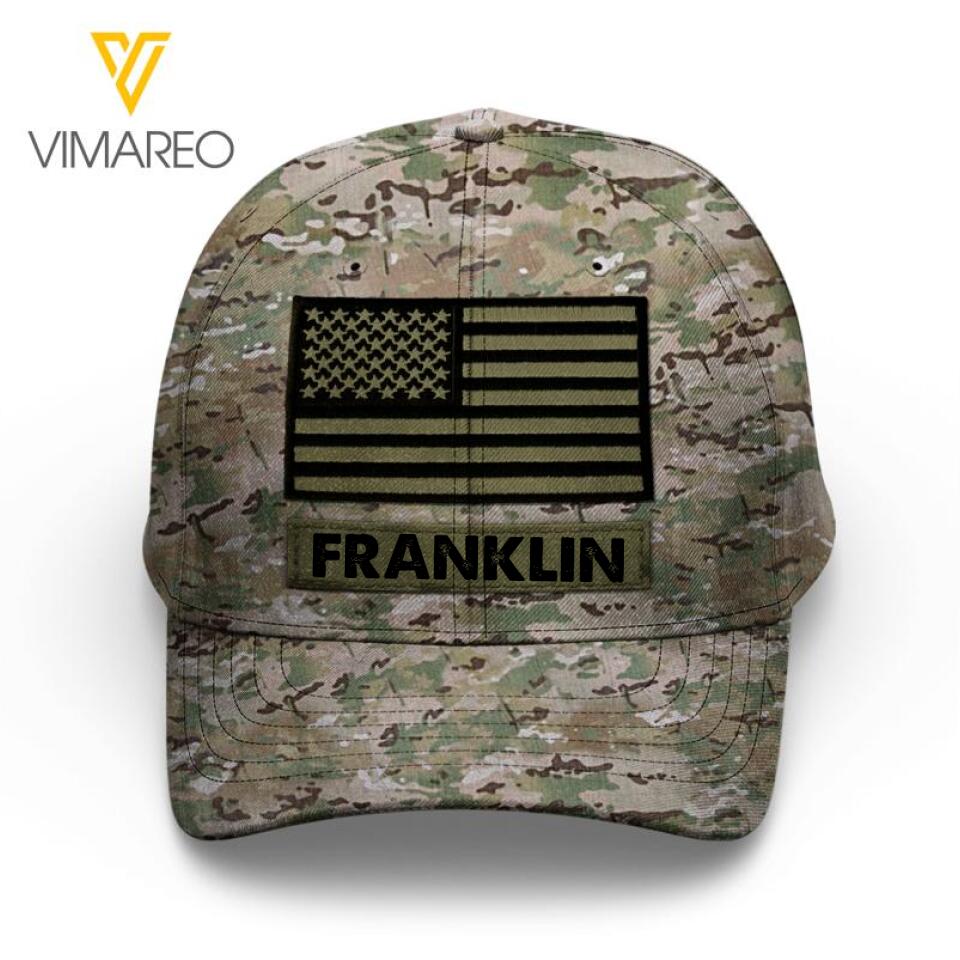 Personalized U.S Veteran/ Soldier Peaked Cap 22FEB-LN23
