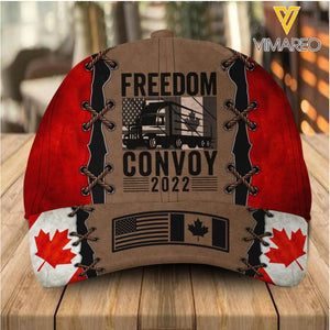 Personalized Freedom Convoy 2022 Canada Peaked Cap 22FEB-DT24