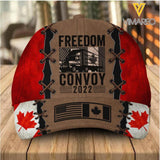 Personalized Freedom Convoy 2022 Canada Peaked Cap 22FEB-DT24