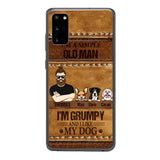 Personalized Grumpy Old Man Loves Dogs Phone Case Printed 22FEB-HC24