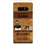 Personalized Grumpy Old Man Loves Dogs Phone Case Printed 22FEB-HC24