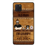 Personalized Grumpy Old Man Loves Dogs Phone Case Printed 22FEB-HC24