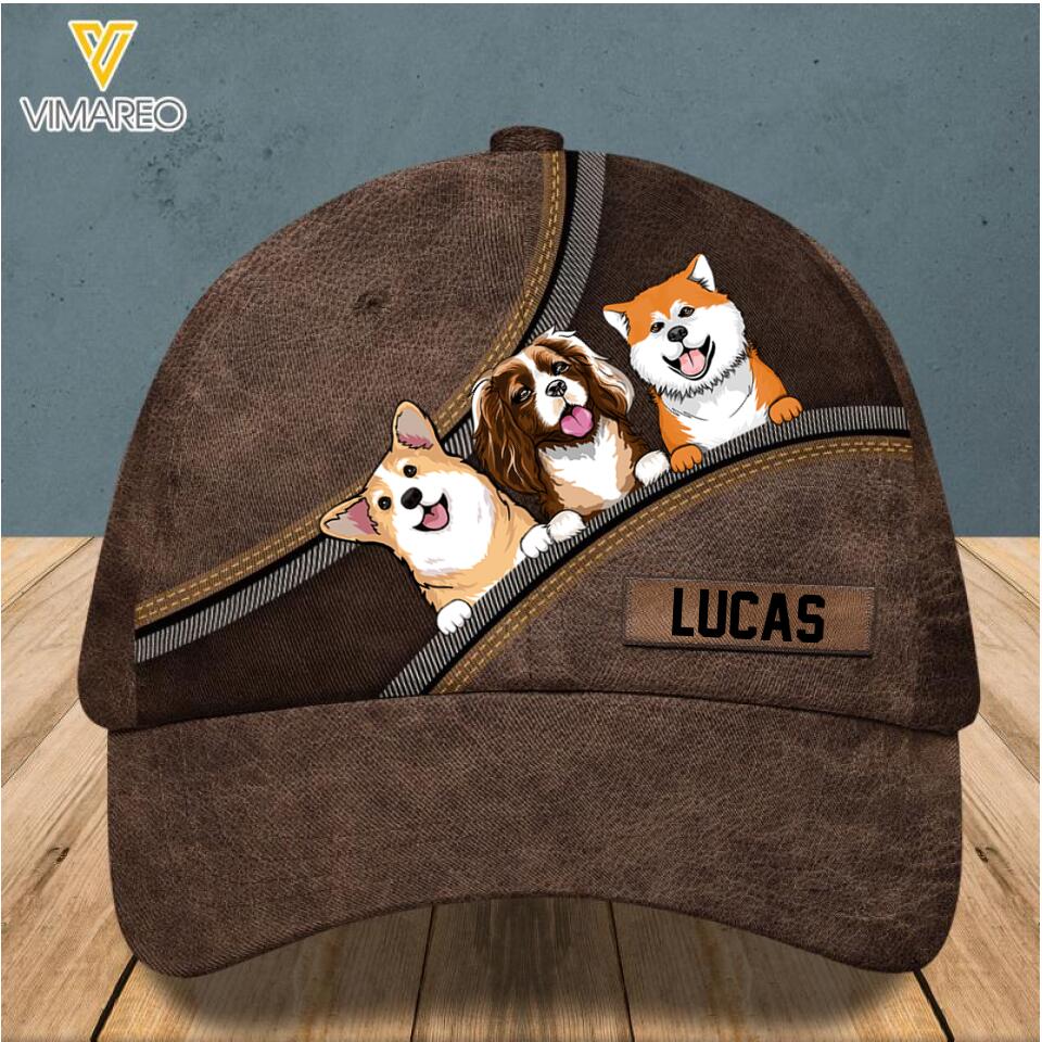 Personalized Dog Peaked Cap 22FEB-HQ24
