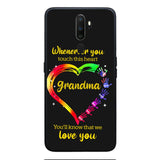 PERSONALIZED WHENEVER YOU TOUCH THIS HEART YOU'LL KNOW THAT WE LOVE YOU PHONECASE QTHC2502