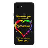 PERSONALIZED WHENEVER YOU TOUCH THIS HEART YOU'LL KNOW THAT WE LOVE YOU PHONECASE QTHC2502