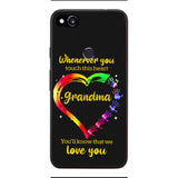 PERSONALIZED WHENEVER YOU TOUCH THIS HEART YOU'LL KNOW THAT WE LOVE YOU PHONECASE QTHC2502
