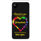 PERSONALIZED WHENEVER YOU TOUCH THIS HEART YOU'LL KNOW THAT WE LOVE YOU PHONECASE QTHC2502
