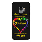 PERSONALIZED WHENEVER YOU TOUCH THIS HEART YOU'LL KNOW THAT WE LOVE YOU PHONECASE QTHC2502