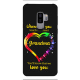 PERSONALIZED WHENEVER YOU TOUCH THIS HEART YOU'LL KNOW THAT WE LOVE YOU PHONECASE QTHC2502