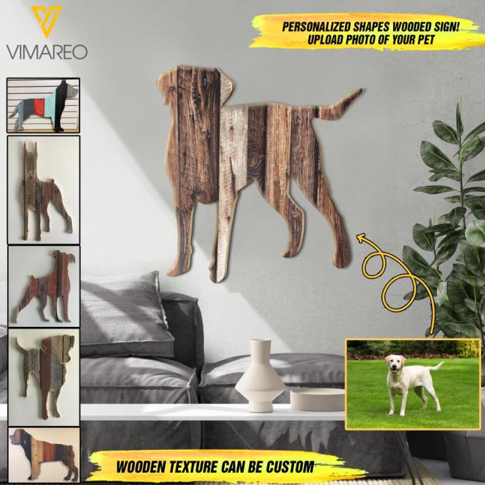 PERSONALIZED DOG WOOD SIGN 22FEB-DT28