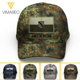 Personalized Saxony Peaked Cap 22FEB-LN26