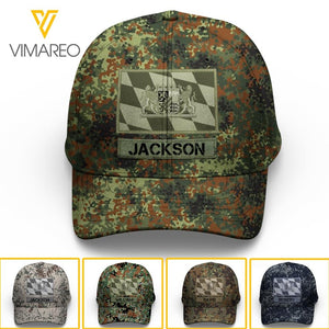 Personalized Bavaria Peaked Cap 22FEB-LN26