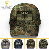 Personalized German Veteran/ Soldier Peaked Cap 22FEB-LN24