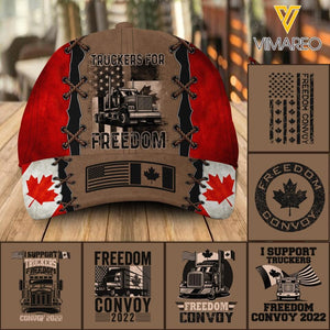 Personalized Freedom Convoy 2022 Canada Peaked Cap 22FEB-DT24