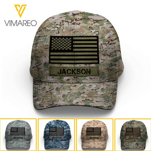 Personalized U.S Veteran/ Soldier Peaked Cap 22FEB-LN23