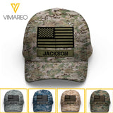 Personalized U.S Veteran/ Soldier Peaked Cap 22FEB-LN23
