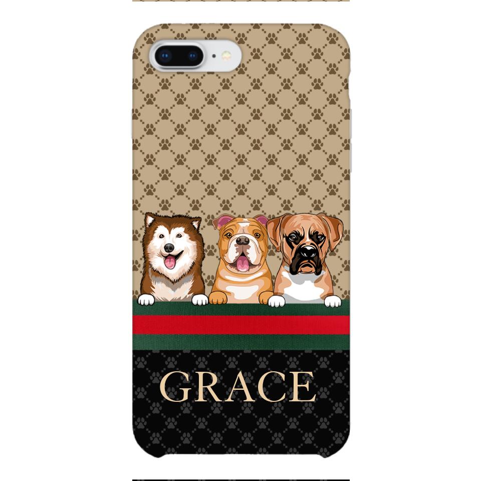 Personalized Dog Lover Phone Case Printed 22MAR-DT01