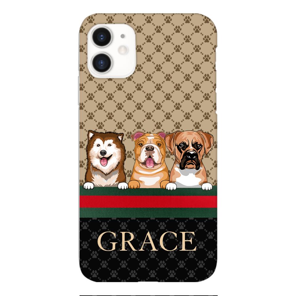 Personalized Dog Lover Phone Case Printed 22MAR-DT01