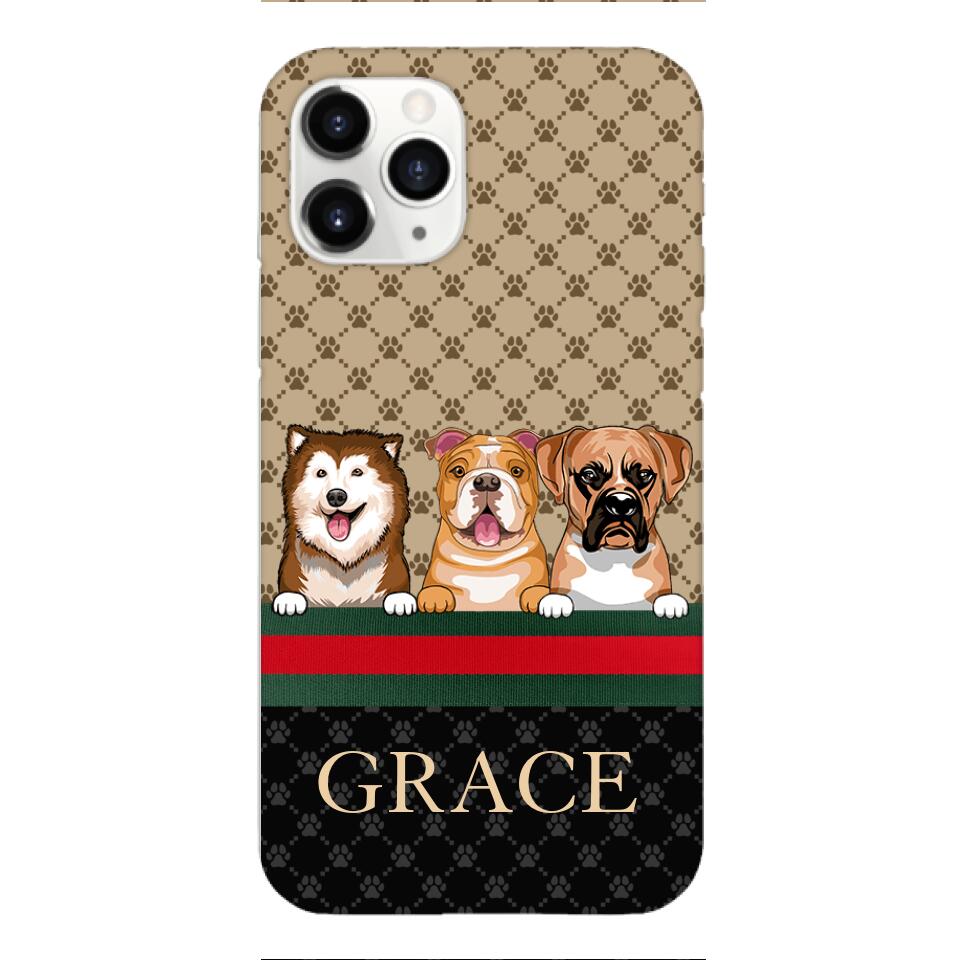 Personalized Dog Lover Phone Case Printed 22MAR-DT01