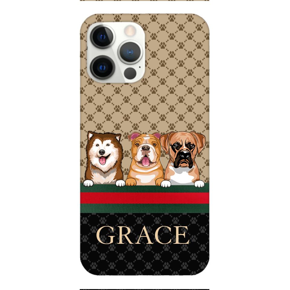 Personalized Dog Lover Phone Case Printed 22MAR-DT01