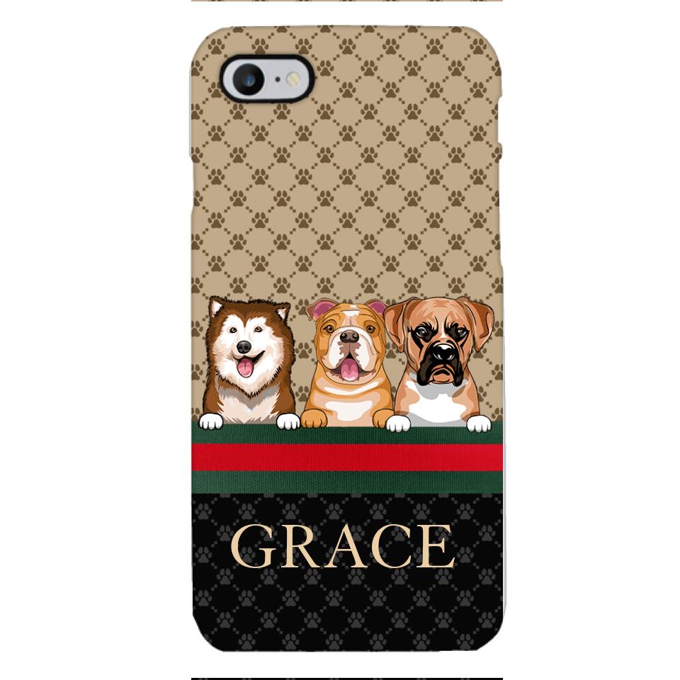 Personalized Dog Lover Phone Case Printed 22MAR-DT01