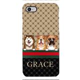 Personalized Dog Lover Phone Case Printed 22MAR-DT01