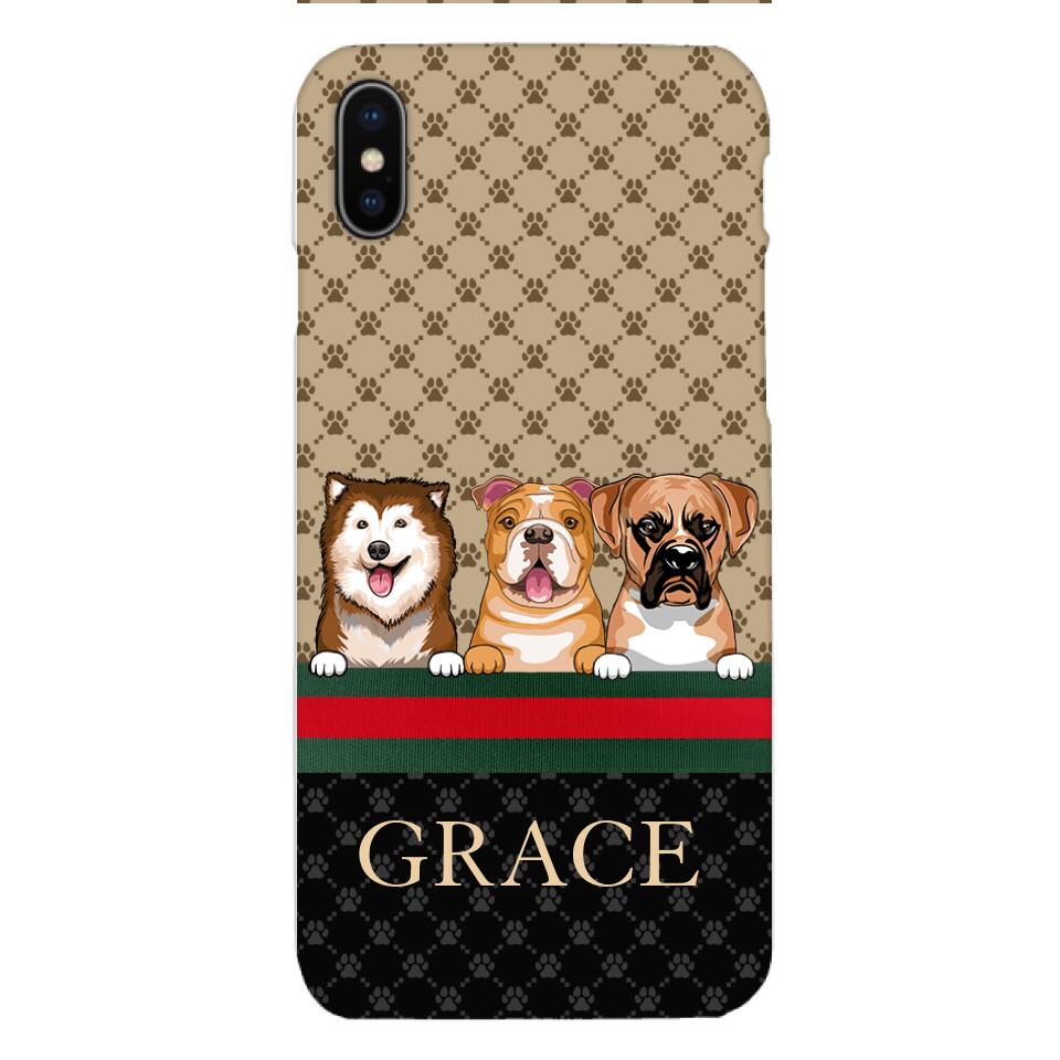 Personalized Dog Lover Phone Case Printed 22MAR-DT01