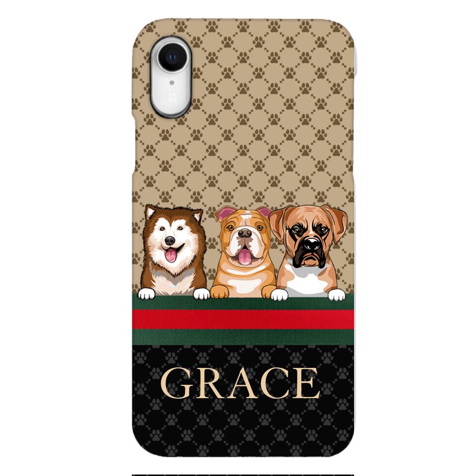 Personalized Dog Lover Phone Case Printed 22MAR-DT01