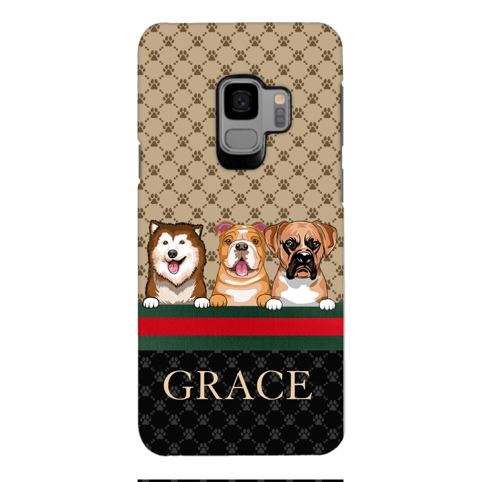 Personalized Dog Lover Phone Case Printed 22MAR-DT01