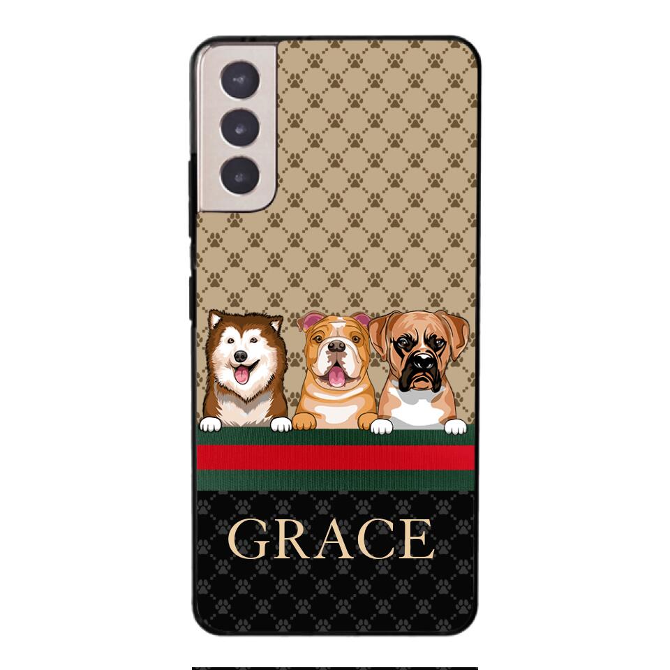 Personalized Dog Lover Phone Case Printed 22MAR-DT01