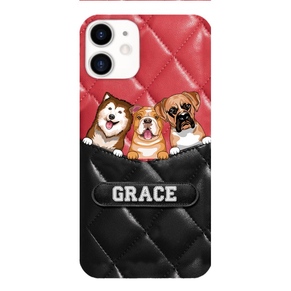 Personalized Dog Lover Phone Case Printed 22MAR-DT02