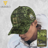 PERSONALIZED CANADA CAMO PEAKED CAP MTDT0203