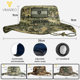 Personalized Austrian Soldier/Veterans Boonie Hat Printed 22MAR-LN02